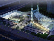 Shanghai Yuan sluice project site museum glass louvers