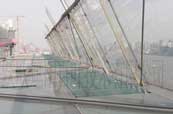 Fire smoke glass shutters