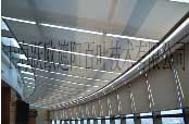 Electric ceiling screens
