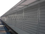 Electric blinds hollow flat