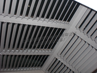 Hollow flat ceiling blinds